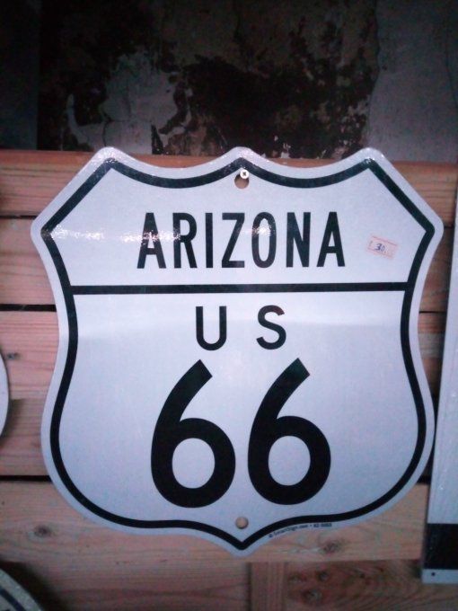 Panneau de signalisation "Route 66"  Etat de l'Arizona