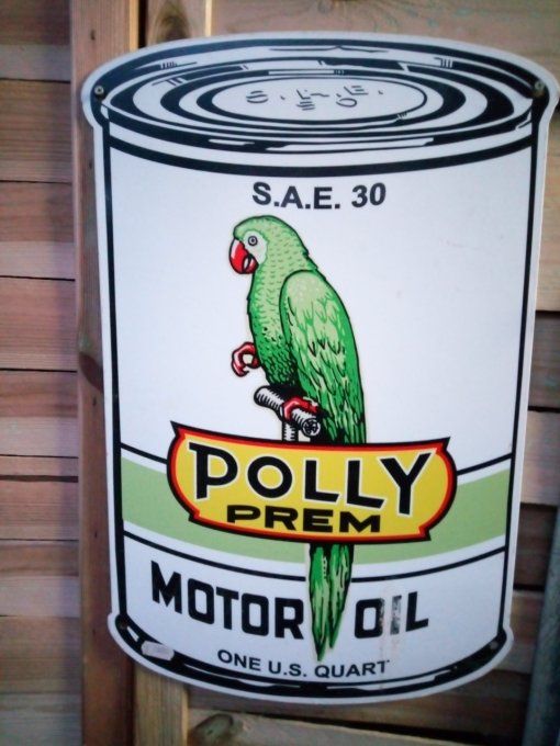 Plaque POLLY PREM Motor Oil 