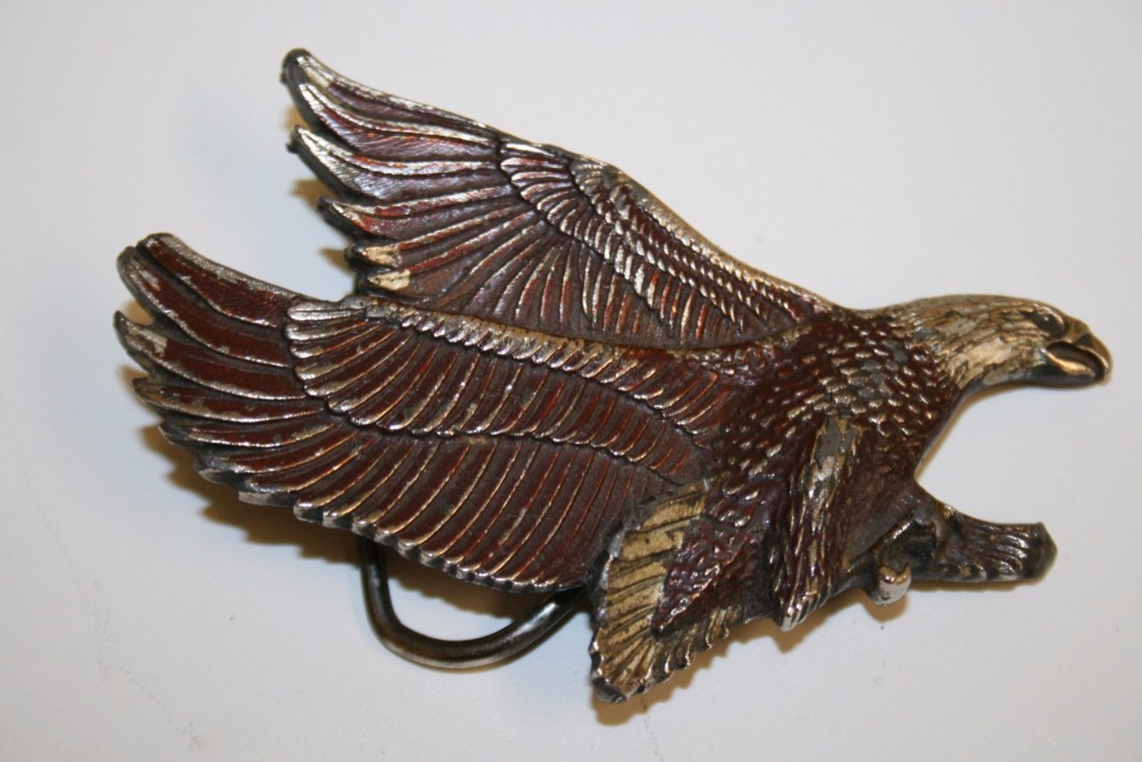 Boucle de ceinture Vintage Eagle 1979