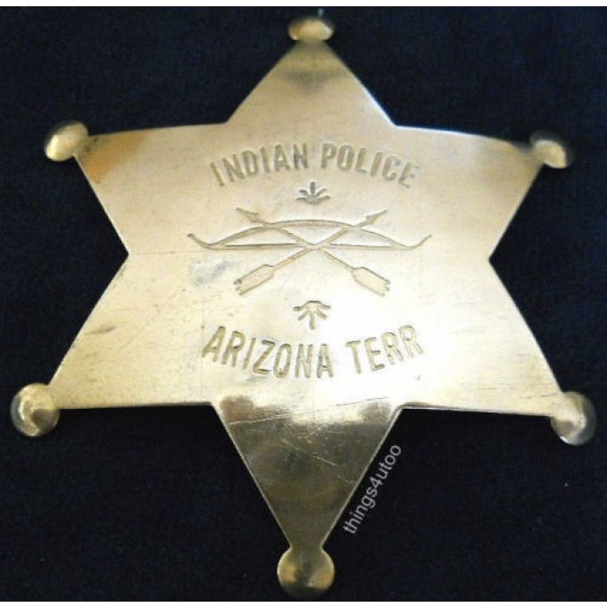 Badge Police US Indienne Arizona